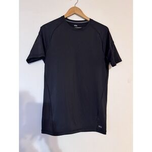 Day Basic Black Tee T-shirt Active Wear Sports Exercise Large